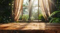 Sunlight Streaming Through Window