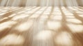 Sunlight streams through a window onto a wooden floor, casting a pattern of light and shadow. Royalty Free Stock Photo
