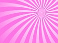 Sunlight swirl rays wide background. pink spiral burst wallpaper