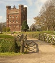 Sunlight on Tattershall Castle Royalty Free Stock Photo