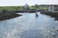 Sunlight on water, Eyemouth harbour, Berwickshire