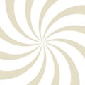 Sunlight whirl background. beige and white color burst background. Vector illustration.