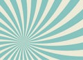 Sunlight wide horizontal background. faded blue and beige color burst background