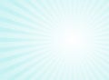 Sunlight wide horizontal background. powder blue color burst background