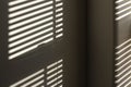 Sunlight through window blind background Royalty Free Stock Photo