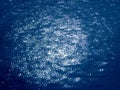 Sunlit blue sea Royalty Free Stock Photo