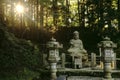 Buddha statue in Enryaku-ji monastery at Mt. Hiei, Kyoto, Japan Royalty Free Stock Photo