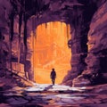 Sunlit Cave: A Vibrant Journey Through Urban Landscapes