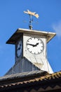 Sunlit clock tower