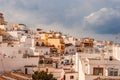 Sunlit houses and apartments in the Costa Tropical town of La Herradura, Granada, Spain Royalty Free Stock Photo