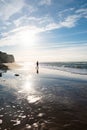 Sunlit Promenade by the Cliffs