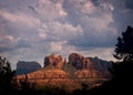 Sunlit rocks in Sedona Royalty Free Stock Photo