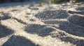 Sunlit Sand Particles Dancing in Golden Light Abstract Background Royalty Free Stock Photo