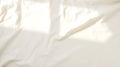 Sunlit White Fabric Texture, Soft Light and Shadow Play Royalty Free Stock Photo