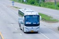 Sunlong Bus of Green bus Company. Between Chiangmai and Phuket. Royalty Free Stock Photo