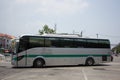 Sunlong Bus of Greenbus Company. VIP Bus Route Between Chiangmai and Golden Triangle Royalty Free Stock Photo