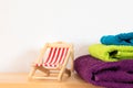 sunlounger and towels background