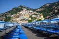 Positano beach, Italy in Summer Royalty Free Stock Photo