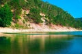 Sunnet Lake, Green Forests, Bolu, Turkey Royalty Free Stock Photo