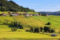 Sunnfjord farms in Norway Royalty Free Stock Photo