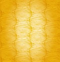 Sunny abstract linear pattern. Doodle design. Yell Royalty Free Stock Photo