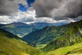 Sunny alpine meadows and forests of Carnic and Gailtal Alps