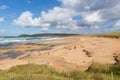 Sunny autumn day Constantine Bay Cornwall England UK Cornish north coast between Newquay and Padstow