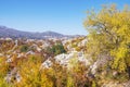 Sunny autumn day in mountains. Beautiful mountain landscape. Montenegro, Dinaric Alps Royalty Free Stock Photo