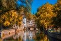 Sunny autumn day in Strasbourg France