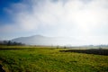 Sunny autumn landscape in mountains Royalty Free Stock Photo