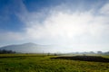 Sunny autumn landscape in mountains Royalty Free Stock Photo