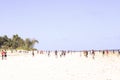 Sunny beach afternoon Mombasa, Kenya Royalty Free Stock Photo