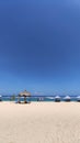 sunny beach view of Melasti beach, Bali