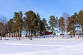 Spring winter day at MjÃÂ¶lkudden Royalty Free Stock Photo