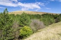 Sunny Blue Sky, Meadow and hills Royalty Free Stock Photo