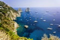 Sunny Capri, typical view Royalty Free Stock Photo