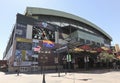 A Sunny Chase Field, downtown Phoenix, Arizona Royalty Free Stock Photo