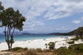 Sunny corsican beach Royalty Free Stock Photo