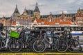 Bike in Amsterdam, metro vs Amsterdam