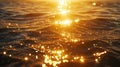Bright Sun Shines Over Water Royalty Free Stock Photo
