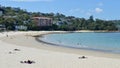 Sunny day at the Balmoral beach in Sydney Harbour, Australia Royalty Free Stock Photo