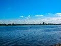 Sunny day on the banks of the Elbe near Geesthacht