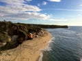 Sunny Day at the Beach in Bali Island Royalty Free Stock Photo