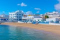 Sunny day at a beach in Corralejo, Fuerteventura, Canary islands, Spain