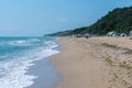 a sunny day at a beach in Karadere. Royalty Free Stock Photo
