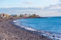 Sunny day at a beach at Valle Gran Rey at La Gomera, Canary Islands, Spain