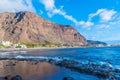 Sunny day at a beach at Valle Gran Rey at La Gomera, Canary Islands, Spain