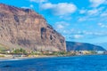 Sunny day at a beach at Valle Gran Rey at La Gomera, Canary Islands, Spain