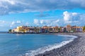 Sunny day at a beach at Valle Gran Rey at La Gomera, Canary Islands, Spain