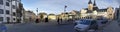 Panorama of Small City Market Place Saalfeld